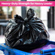 80L Large Extra Strong Waste Bin Bags - Pack of 50